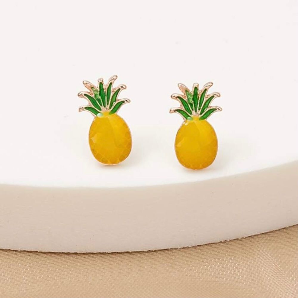 Dainty Pineapple Stud Earrings